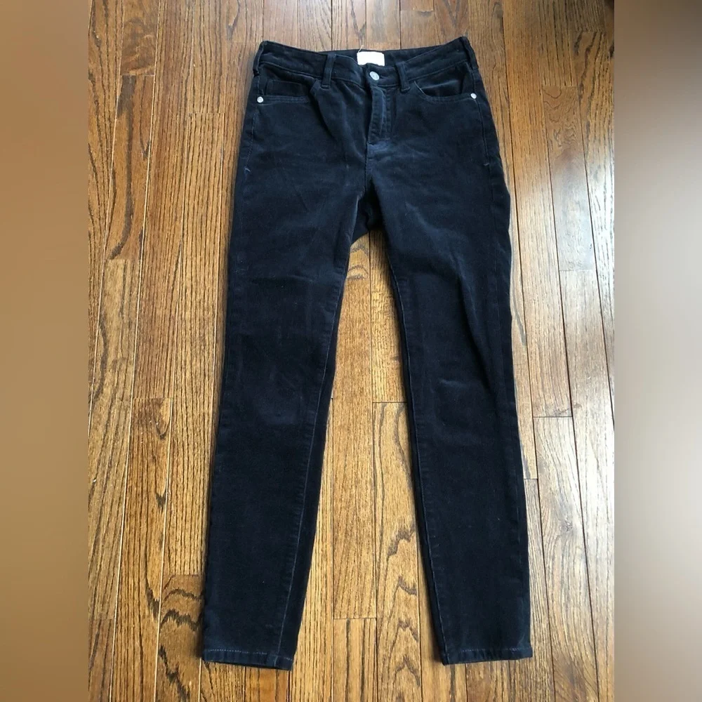 Pilcro Deep Navy Blue Corduroy High-Rise Skinny Ankle Jeans - EUC! - Picture 4 of 14